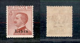 23120 COLONIE ITALIANE - LIBIA - 1917/1918 - 60 Cent Michetti Soprastampato (19) - Gomma Integra (90) - Sonstige & Ohne Zuordnung