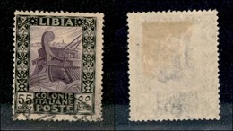 23128 COLONIE ITALIANE - LIBIA - 1921 – 55 Cent Pittorica (29) Usato (35) - Autres & Non Classés