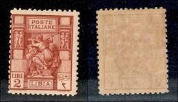 23153 COLONIE ITALIANE - LIBIA - 1929 - 2 Lire Sibilla (57) - Gomma Integra (55) - Andere & Zonder Classificatie