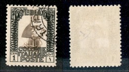 23155 COLONIE ITALIANE - LIBIA - 1930 - 1 Cent Pittorica (58) - Usato - Autres & Non Classés
