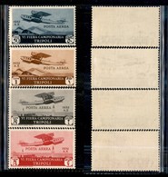 23179 COLONIE ITALIANE - LIBIA - 1932 - VI Fiera Di Tripoli Posta Aerea (A4/A7) - Serie Completa Di 4 Valori - Nuovi Con - Autres & Non Classés