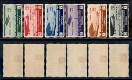 23184 COLONIE ITALIANE - LIBIA - 1933 - VII Fiera Di Tripoli P. Aerea  (A8/A13) - Serie Completa Di 6 Valori - Nuovi Con - Autres & Non Classés