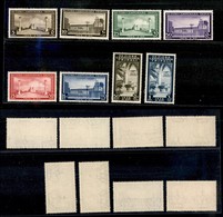 23190 COLONIE ITALIANE - LIBIA - 1938 - XII Fiera Di Tripoli PO + PA (146/151+A34/A35) - Serie Completa Di 8 Valori - Go - Autres & Non Classés