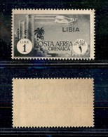 23199 COLONIE ITALIANE - LIBIA - 1941 - 1 Lira PA Cirenaica Soprastampato (52) - Gomma Integra (60) - Autres & Non Classés