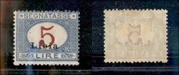 23219 COLONIE ITALIANE - LIBIA - 1915 - 5 Lire Segnatasse (10) - Nuovo Con Gomma (120) - Autres & Non Classés