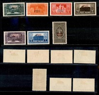 23321 COLONIE ITALIANE - SOMALIA - 1929 – Montecassino Soprastampati (123/129) – Serie Completa Di 7 Valori – Nuovi Con  - Andere & Zonder Classificatie