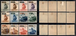 23332 COLONIE ITALIANE - SOMALIA - 1934 - II Mostra D'Arte Coloniale - Ordinaria + Aerea (193/198+A1/A6) - Serie Complet - Sonstige & Ohne Zuordnung