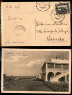 23345 COLONIE ITALIANE - SOMALIA - Chisimaio (punti 5) – 10 Cent (169) Isolato Su Cartolina Per Vicenza Del 2.1.33 Col P - Autres & Non Classés