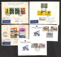 23347 COLONIE ITALIANE - SOMALIA - 1957/1964 – Due FDC + Tre Raccomandate Con Affrancature Del Periodo - Andere & Zonder Classificatie