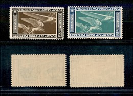 23352 COLONIE ITALIANE - TRIPOLITANIA - 1933 - Crociera Balbo (28/29) - Serie Completa - Gomma Integra - Andere & Zonder Classificatie