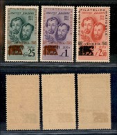 23366 REPUBBLICA - POSTA ORDINARIA - 1945 - Venezia/Convegno Filatelico (Unificato 1/3) - Serie Completa - Gomma Integra - Andere & Zonder Classificatie