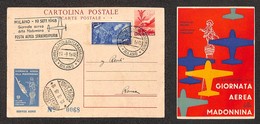 23385 REPUBBLICA - POSTA ORDINARIA - 1948 (19 Settembre) - Milano Roma - Giornata Aerea Della Madonnina - Cartolina Uffi - Autres & Non Classés