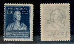 23408 REPUBBLICA - POSTA ORDINARIA - 1949 – 50 Lire Volta (612/I) Dentellato 13 ¼ X 13 ¾ – Gomma Integra (400) - Sonstige & Ohne Zuordnung