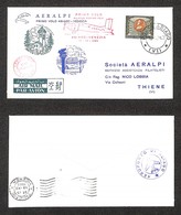 23463 REPUBBLICA - POSTA ORDINARIA - 1963 (16 Dicembre) - Asiago Venezia - Aerogramma Del Volo - Andere & Zonder Classificatie