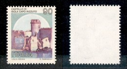 23480 REPUBBLICA - POSTA ORDINARIA - 1980 - Capo Rizzuto - 90 Lire Castelli (1510) - Colore Mancante - Gomma Integra - Autres & Non Classés