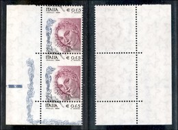 23502 REPUBBLICA - POSTA ORDINARIA - 2004 - 0,45 Euro (2726-Specializzato 2370Eb) - Coppia Verticale Bordo Foglio (fine  - Sonstige & Ohne Zuordnung