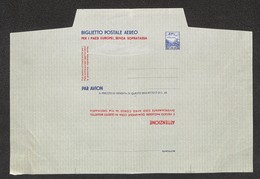 23513 REPUBBLICA - POSTA AEREA - Biglietto Postale Aereo Da 60 Lire (1Aa-Aerogrammi) Nuovo - Non Piegato (175) - Sonstige & Ohne Zuordnung