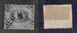 23563 SAN MARINO - POSTA ORDINARIA - 1877 - 10 Cent Stemma (3) - Dentellatura Carente - Ben Centrato - Usato (150++) - Andere & Zonder Classificatie