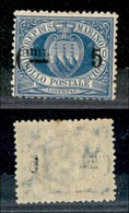 23573 SAN MARINO - POSTA ORDINARIA - 1892 - 5 Cent Su 10 (8-varietà) - I Capovolto - Gomma Originale - Non Catalogato - Other & Unclassified