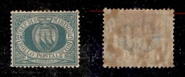 23606 SAN MARINO - POSTA ORDINARIA - 1899 - 5 Cent Stemma (27) - Ottimamente Centrato - Nuovo Con Gomma (48) - Autres & Non Classés