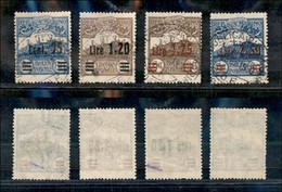 23650 SAN MARINO - POSTA ORDINARIA - 1926 - Veduta Soprastampati (119/122) - Serie Completa Di 4 Valori - Usati (20) - Andere & Zonder Classificatie