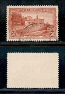 23659 SAN MARINO - POSTA ORDINARIA - 1928 - 50 Cent S. Francesco (137) - Usati (14) - Sonstige & Ohne Zuordnung