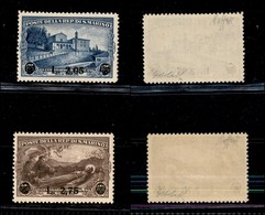 23688 SAN MARINO - POSTA ORDINARIA - 1936 - S. Francesco Soprastampati (208/209) - Serie Completa - Gomma Integra (100) - Autres & Non Classés