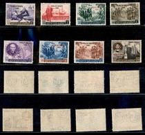 23723 SAN MARINO - POSTA ORDINARIA - 1952 - Fiera Di Trieste (384/390+P.Aerea 102) - Serie Completa - Gomma Integra (100 - Autres & Non Classés