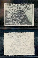 23738 SAN MARINO - POSTA ORDINARIA - 1958 - 500 Lire Panorama (475) - Usato (90) - Autres & Non Classés