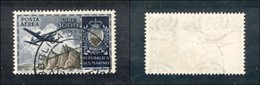 23755 SAN MARINO - POSTA AEREA - 1954 - 1000 Lire Aereo Veduta E Stemma Posta Aerea (112) - Usato (125) - Autres & Non Classés