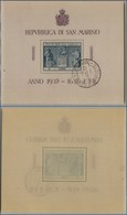 23758 SAN MARINO - FOGLIETTI - 1937 - Foglietti - 5 Lire Indipendenza (1) Usato (25) - Andere & Zonder Classificatie