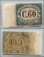 23779 SAN MARINO - SERVIZI - 1897 - Segnatasse - 60 Cent (5) Bordo Foglio - Gomma Integra (175) - Sonstige & Ohne Zuordnung