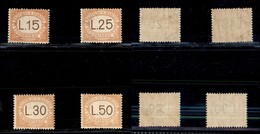 23789 SAN MARINO - SERVIZI - 1927/1928 - Segnatasse (28/31) - Serie Completa - Gomma Integra (300) - Andere & Zonder Classificatie