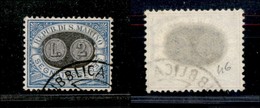 23792 SAN MARINO - SERVIZI - 1931 - 2 Lire Segnatasse (46) - Usato (125) - Sonstige & Ohne Zuordnung