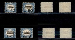 23798 SAN MARINO - SERVIZI - 1940 - Segnatasse Soprastampati (60/63) - Serie Completa - Gomma Integra (160) - Autres & Non Classés