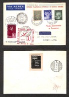 23849 VATICANO - POSTA ORDINARIA - 1948 (29 Agosto) - Milano Basilea - Aerogramma Dalla Città Del Vaticano - Autres & Non Classés