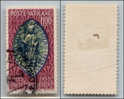 23858 VATICANO - POSTA ORDINARIA - 1953 - 100 Lire Pier Lombardo (173) Usato (45) - Sonstige & Ohne Zuordnung