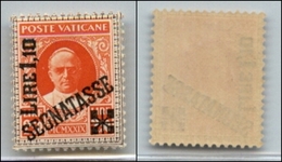 23871 VATICANO - SERVIZI - 1931 - Segnatasse - 1,10 Lire Su 2,50 (6) - Gomma Integra (37) - Autres & Non Classés