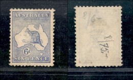 23977 ESTERO - AUSTRALIA - 1913 - 6 Pence (8) - Senza Gomma - Autres & Non Classés