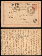 24010 ESTERO - AUSTRIA - Intero Postale 20 Para Su 5 Kreuzer Da Smyrna A Napoli Del 24.12.95 - Andere & Zonder Classificatie