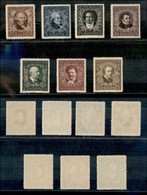 24023 ESTERO - AUSTRIA - 1922 - Compositori Austriaci (290A/296A) Dentellati 12 1/2 - 10 E 100 Kronen Linguellati Il Res - Andere & Zonder Classificatie