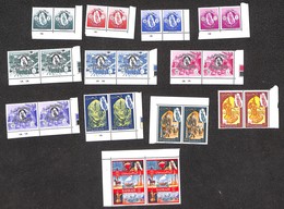 24070 ESTERO - BAHRAIN - 1966 - Sceicco E Vedute (149/160) - Serie Completa Di 12 Valori In Coppie Orizzontali - Bordo D - Sonstige & Ohne Zuordnung