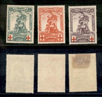 24104 ESTERO - BELGIO - 1914 - Croce Rossa (104/106) - Serie Completa Di 3 Valori - Nuovi Con Gomma (75) - Sonstige & Ohne Zuordnung