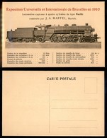 24124 ESTERO - BELGIO - Bruxelles 1910 - Esposizione Universale - Locomotiva Pacific - Cartolina Nuova - Andere & Zonder Classificatie