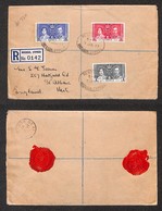24215 ESTERO - COLONIE INGLESI - Cyprus - Nozze 1937 – Raccomandata Da Nocosia Del 7.7.37 - Andere & Zonder Classificatie