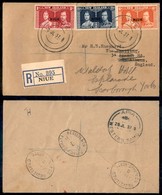 24233 ESTERO - COLONIE INGLESI - Nive (New Zeland) - Nozze 1937 – Raccomandata Per Western Samon Del 9.7.37 - Andere & Zonder Classificatie