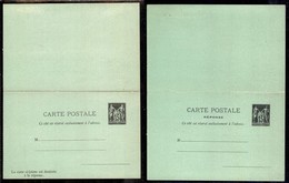 24314 ESTERO - FRANCIA - 1876/1881 – Intero Postale Del 15 Cent Con Risposta – Nuovo - Andere & Zonder Classificatie