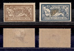 24324 ESTERO - FRANCIA - 1900 – 50 Cent + 5 Franchi (Unif. 120+123) – Nuovi Con Gomma - Andere & Zonder Classificatie