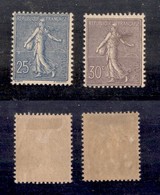 24332 ESTERO - FRANCIA - 1903 – 25 Cent + 30 Cent (132+133) – Nuovi Con Gomma - Autres & Non Classés