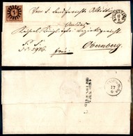 24434 ESTERO - GERMANIA - Baviera - 6 Kreuzer (Unif. 4) - Lettera Da Altoetting A Obenberg Del 15.6.53 - Andere & Zonder Classificatie